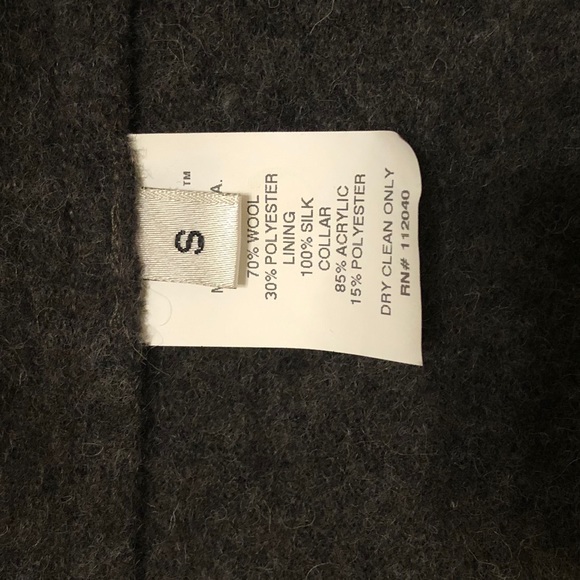 Wyeth by Todd Magill Gray Wool Coat Size S - Picture 7 of 11